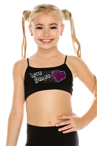 Idea Kids Love Dance Sequin Bra Cami