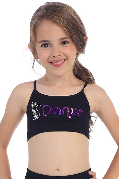Idea Kids Kitty Dance Sequin Bra Cami- You Go Girl Dancewear!
