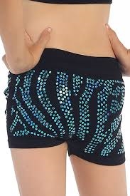 Idea Kids Zebra Sequin Boyshorts