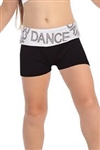 Idea Kids Dance Sequin Foldover Boy Shorts