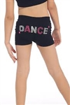 Idea Kids Dance Sequin & Stud Boy Shorts