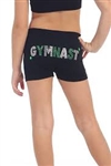 Idea Kids Gymnast Sequin & Stud Boy Shorts