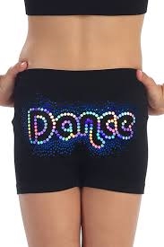 Idea Kids Dance Sequin Boy Shorts