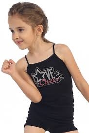 Idea Kids Love Cheer Stud Cami