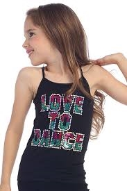 Idea Kids Love to Dance Sequin Cami