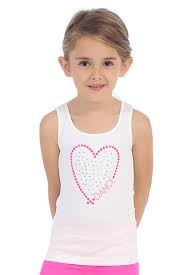 Idea Kids Heart + Dance Sequin Sleeveless Top