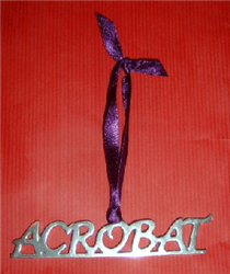 "Acrobat" Handmade Pewter Ornament - You Go Girl Dancewear