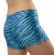 Pizzazz Adult Zebra Glitter Shorts - 1450 - You Go Girl Dancewear