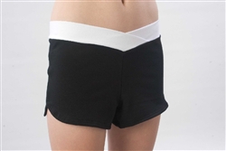 Pizzazz Adult Crossover V-Front Shorts - 3400 - You Go Girl Dancewear