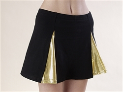 Pizzazz Youth Metallic V-panel Skirt - 4100M - You Go Girl Dancewear