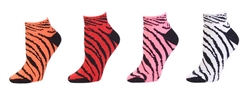 Pizzazz Zebra Print Sock - 7090AP - You Go Girl Dancewear