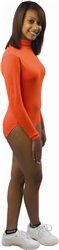 Pizzazz Long Sleeve Adult Turtleneck Leotard - 8600 - You Go Girl Dancewear