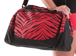 Pizzazz Zebra Print Small Duffle Bag - B400AP - You Go Girl Dancewear