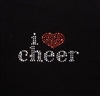 Heat Transfer I Love Cheer - You Go Girl Dancewear