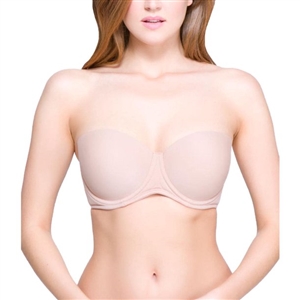 MOLDED CONVERTIBLE BRA STRAPLESS, halter style, criss-cross, one shoulder, or classic look OR WITH CLEAR AND NUDE STRAPS - You Go Girl Dancewear