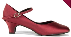 So Danca Women's Rita Burgundy 1.5" Heel Character Shoe, BL144 - You Go Girl Dancewear