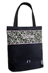 Sassi Designs DSK-02 Damask Medium Tote with Shoe Compartment