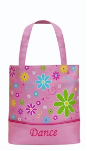 Sassi Designs  FLP-03 Flower Power Tote W/ Crystalline Accents