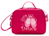 Sassi Designs Sassi Designs Love 2 Dance Square Tote with embroidered "Dance" and Ballet Shoes - You Go Girl Dancewear