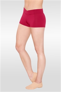 So Danca Adult Dance Shorts w/ V-Front Waistline