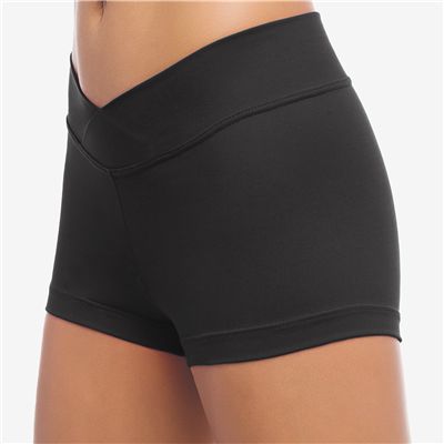 So Danca Adult Dance Shorts w/ V-Front Waistline