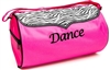 Sassi Designs ZEB-02 Zebra trim, hot pink roll duffel 8 x 14