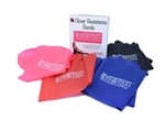 Superior Stretch Resistance Exercise Band Combo Pack with 4 levels - You Go Girl Dancewear