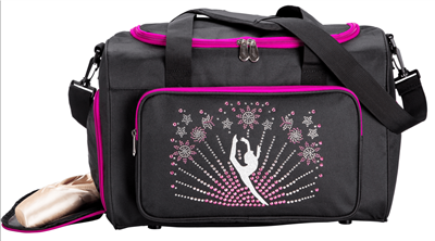 Sassi Designs CEL-02HPK Hot Pink Celebrate Dance Duffel Teal - You Go Girl Dancewear