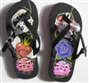 Sugar & Vine Personalized Flip Flops - Tattoo