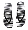 Sugar & Vine Personalized Flip Flops - Zebra