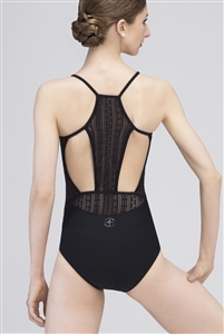 Wear Moi Adult Camisole Leotard w/ Perforated Microfiber Detail