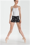 Wear Moi Youth Embroidered Knitted Acrylic Shorts