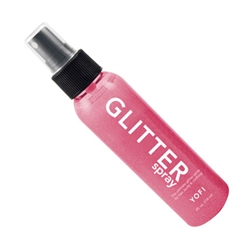 Yofi Hair and Body Glitter Spray - Pink