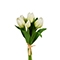Real Touch White Tulip Bunch