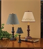 Black Candlestick Lamp 8-1/2"