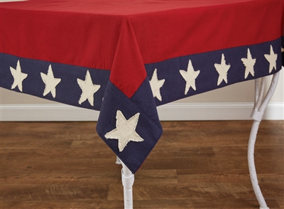 Star Spangled Tablecloth 54" x 54"