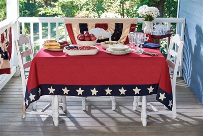 Star Spangled Tablecloth 60" x 84"