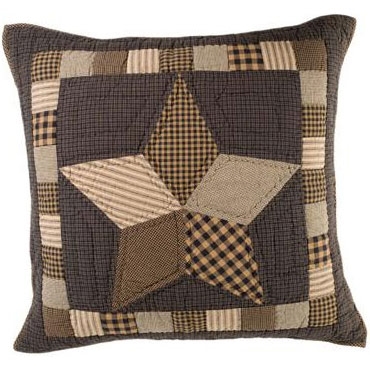 Farmhouse Star Quilted Euro Sham