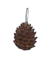 Pinecone Shower Curtain Hooks