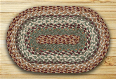 Oval Trivet - Buttermilk/Cranberry