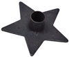 Iron Star Taper Candle Holder