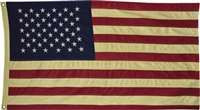 Tea Stained American Flag Large