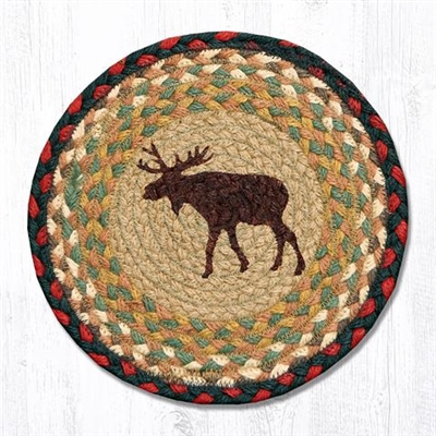 Round Trivet - Moose