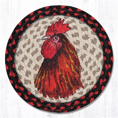 Round Trivet - Rooster