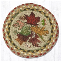 Round Trivet - Autumn Leaves