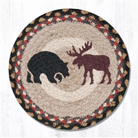 Round Trivet - Bear & Moose