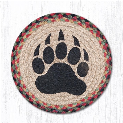 Round Trivet - Bear Paw