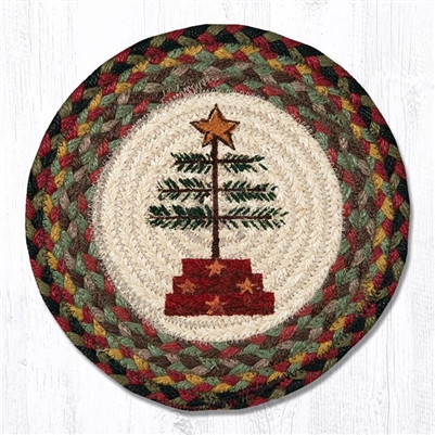 Round Trivet - Feather Tree