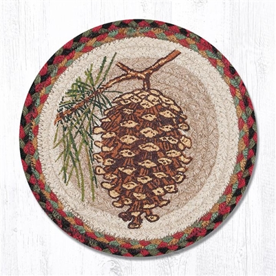 Round Trivet - Pinecone