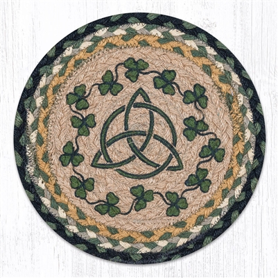 Round Trivet - Irish Shamrock
